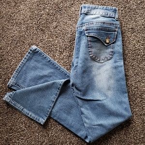 Womens Southpole Boot Cut Denim Jeans.